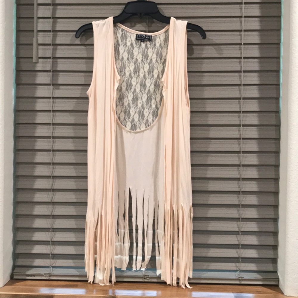 Fringe cardigan